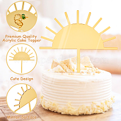 8Pcs Sun Birthday Cake Toppers&nbsp;OACR-CP0001-01