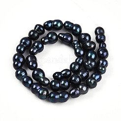 Natural Nucleated Baroque Keshi Pearl Beads Strands&nbsp;PEAR-S020-F13