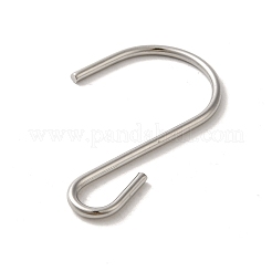 変色しない304ステンレススチールSフック留め具  ステンレス鋼色  55x40x2.5mm&nbsp;STAS-C085-03K-P