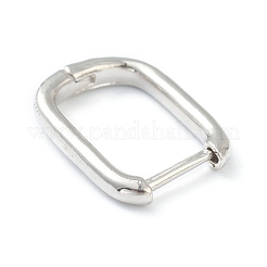 Brass Huggie Hoop Earrings&nbsp;EJEW-L234-025P