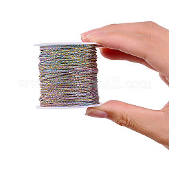 メタリック糸  刺しゅう糸  ジュエリー作りのための  カラフル  0.8mm  約25m /ロール  1roll&nbsp;MCOR-CJ0001-03D