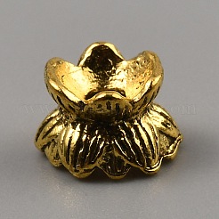 Tibetan Style Alloy Bead Caps&nbsp;FIND-WH0291-08AG
