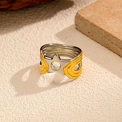 304 Stainless Steel Finger Rings&nbsp;FS-WG1E6A6-02
