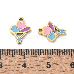304 Stainless Steel Enamel Pendants&nbsp;SA-CBA7876-11G