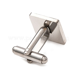 Square 201 Stainless Steel Swank Cuff Links&nbsp;SA-CBAE2BD-01P-A