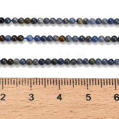 Natural Dumortierite Beads Strands&nbsp;G-Z116-A26-2mm