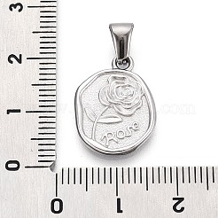 303 Stainless Steel Pendants&nbsp;STAS-Q110-17P