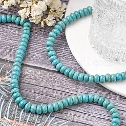 Synthetic Turquoise Beads Strands&nbsp;TURQ-G109-8x5mm-06