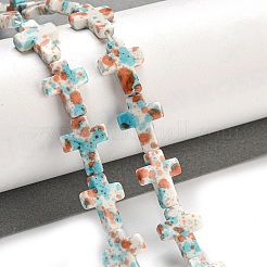 Baking Paint Synthetic Turquoise Beads Strands&nbsp;G-H060-01B