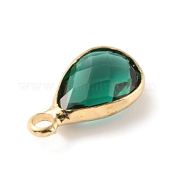 Faceted Glass Pendants&nbsp;KK-WH0054-15E-G