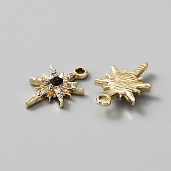 Alloy Rhinestone Pendant&nbsp;FIND-TAC0016-09G-D