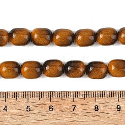 Dyed Imitation Tiger Eye Glass Beads Strands&nbsp;GLAA-H040-02E