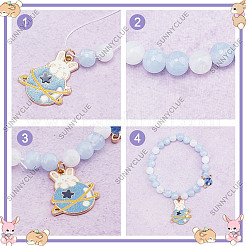 DIY Easter Theme Bracelet Making Kits&nbsp;DIY-SC0020-25
