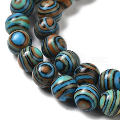 Synthetic Malachite Dyed Beads Strands&nbsp;G-P507-02A-07