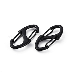Zinc Alloy Double Snap Hook Spring Keychain Clasps&nbsp;FIND-WH0155-013EB
