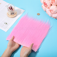 Faux Fur Squares Fabric&nbsp;LS-BJEW-WH0515-11D