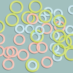 Plastic Round Rings&nbsp;FIND-CP0003-12A