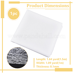 ポリアミド両面ホットメルト接着フィルム  DIY衣類縫製アクセサリー  ホワイト  150x100x0.01cm&nbsp;DIY-WH0651-02
