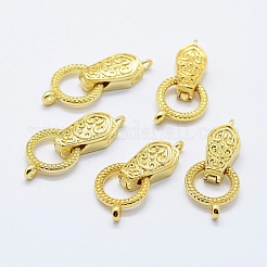 Brass Fold Over Magnetic Clasps&nbsp;KK-K220-12