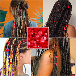 1Bag Plastic Hair Braiding Tool&nbsp;FIND-PA0001-61
