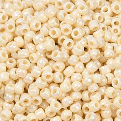 トーホー 8/0ラウンドビーズ  日本製シードビーズ  （不透明なabライトベージュ409)個  3mm  穴：1mm  約222個/10g&nbsp;X-SEED-TR08-0409