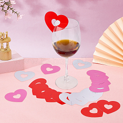 150Pcs 3 Colors Paper Wine Glass Charms&nbsp;DIY-FG0010-07