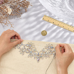 1Pc Brass Rhinestone Collar Trim&nbsp;DIY-MA0006-91