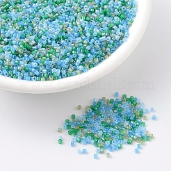 MIYUKIデリカビーズ  シリンダー  日本製シードビーズ  11/0  （db2067)蓄光ミックス7  1.3x1.6mm  穴：0.8mm  約10000個/50g&nbsp;SEED-X0054-DB2067