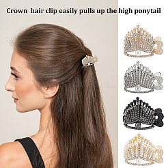 4Pcs 4 Style Lovely Pearl Rhinestone Claw Hair Clips&nbsp;PHAR-CP0001-05