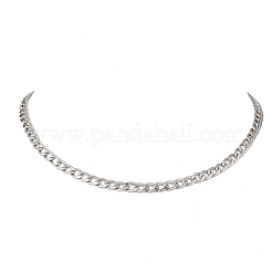 5MM 304 Stainless Steel Cuban Link Chain Necklaces&nbsp;NJEW-JN05849