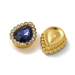 アクリルラインストーンカボション  abs樹脂  ティアドロップ  カラフル  19x15x6mm&nbsp;FIND-C054-02G
