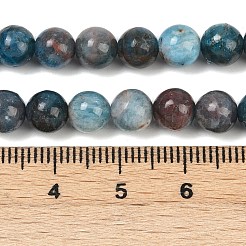 Round Natural Apatite Beads Strands&nbsp;G-K068-02-6mm-01
