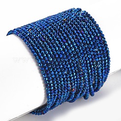 Electroplated Glass Beads Strands&nbsp;EGLA-S174-23D-02