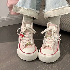 DIY靴デコレーションキット  合金ペンダントと安全ピンブローチを含む  プラスチック製の模造真珠の靴のチャームとポリエステルのリボン  ミックスカラー  17~27x9~23.5x5.5~11.5mm  穴：1.6~3mm&nbsp;DIY-BM0001-63