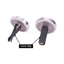 316 Stainless Steel Car Diffuser Locket Clips&nbsp;STAS-BC0002-02