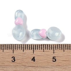 樹脂カボション  グリッターパウダー付き  混合形状  食器  15.5x6.5x5mm&nbsp;RESI-H162-01B