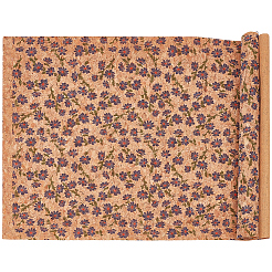 Flower Pattern Cork Fabric&nbsp;DIY-CY0003-04