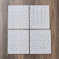 DIYペンダントシリコンモールド  レジン型  UVレジン用  エポキシ樹脂ジュエリー作り  数字0~99  ホワイト  135x111x4mm  穴：2.5mm  内径：25x10~22mm  4個/セット&nbsp;DIY-A034-22