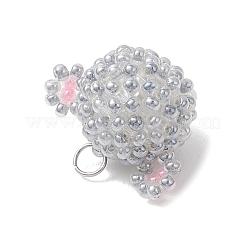 Glass Seed Beaded Pendants&nbsp;PALLOY-MZ01191