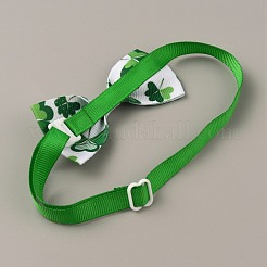 Adjustable Cloth Pet Bow Ties&nbsp;AJEW-WH0258-563I