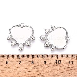 304 Stainless Steel Pendant Cabochon Settings&nbsp;STAS-T067-05P