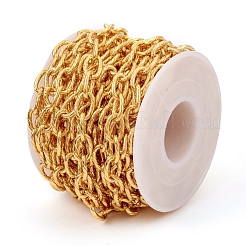 Textured Brass Cable Chain&nbsp;CHC-G012-01G