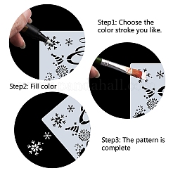 Plastic Drawing Painting Stencils Templates&nbsp;DIY-WH0244-019