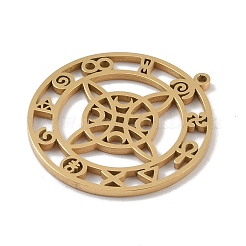 304 Stainless Steel Pendants&nbsp;STAS-B062-16G