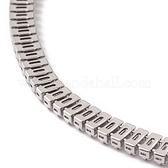Cubic Zirconia Tennis Necklaces&nbsp;NJEW-G017-01D-P