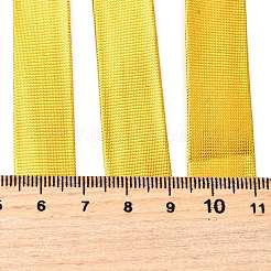 ポリエステルリボン  コスチューム用衣類ローブエッジストリップ  縫製アクセサリー  ゴールデンロッド  15mm  約80m /ロール&nbsp;OCOR-WH0032-26B