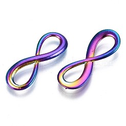 合金リンクコネクター  カドミウムフリー＆鉛フリー  無限大  虹色  23x8x2mm&nbsp;PALLOY-N156-009-RS