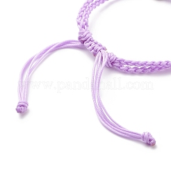 Adjustable Braided Nylon Cord Macrame Pouch Bracelet Making&nbsp;AJEW-JB01133