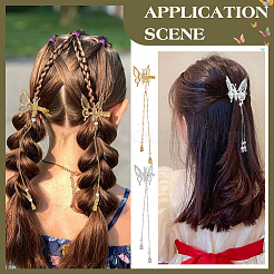 4Pcs 2 Colors Zinc Alloy Alligator Hair Clips for Women Girls&nbsp;PHAR-FG0001-01
