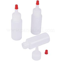 プラスチック接着剤ボトル  ボトルキャップは含まない  透明  76x29x0.8mm  24個/セット&nbsp;DIY-PH0018-55